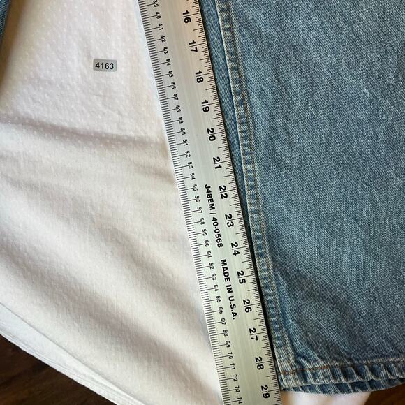 Levi’s Men Jeans 550 size W36 x L30 Blue Mid Rise Straight Leg Vintage Style - Picture 4 of 10